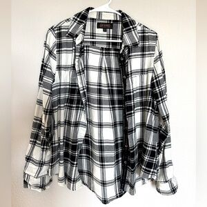 Shyanne Plaid Flannel Button Up Top